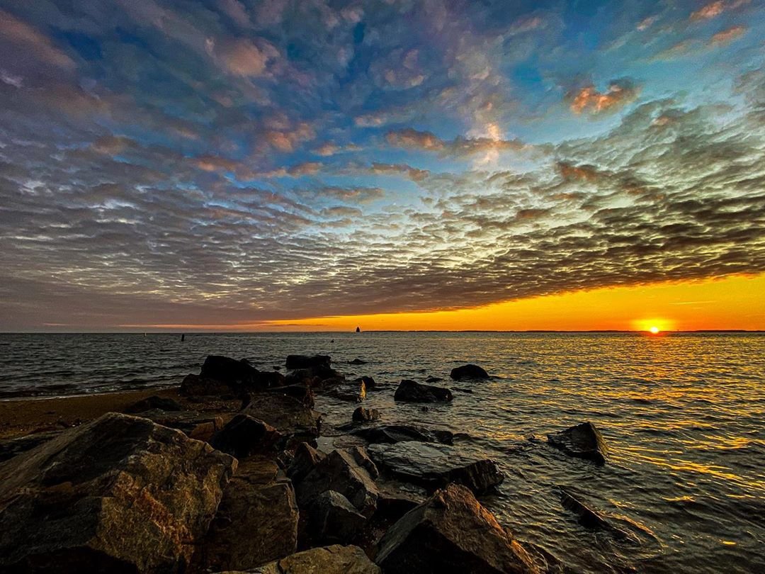 Daybreak at Sandy Point Beach