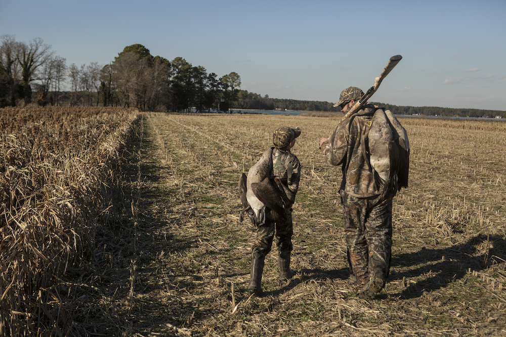 passing down the hunting tradition