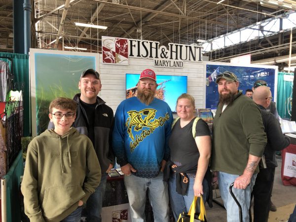 Group of friends at the Great American Outdoor Show