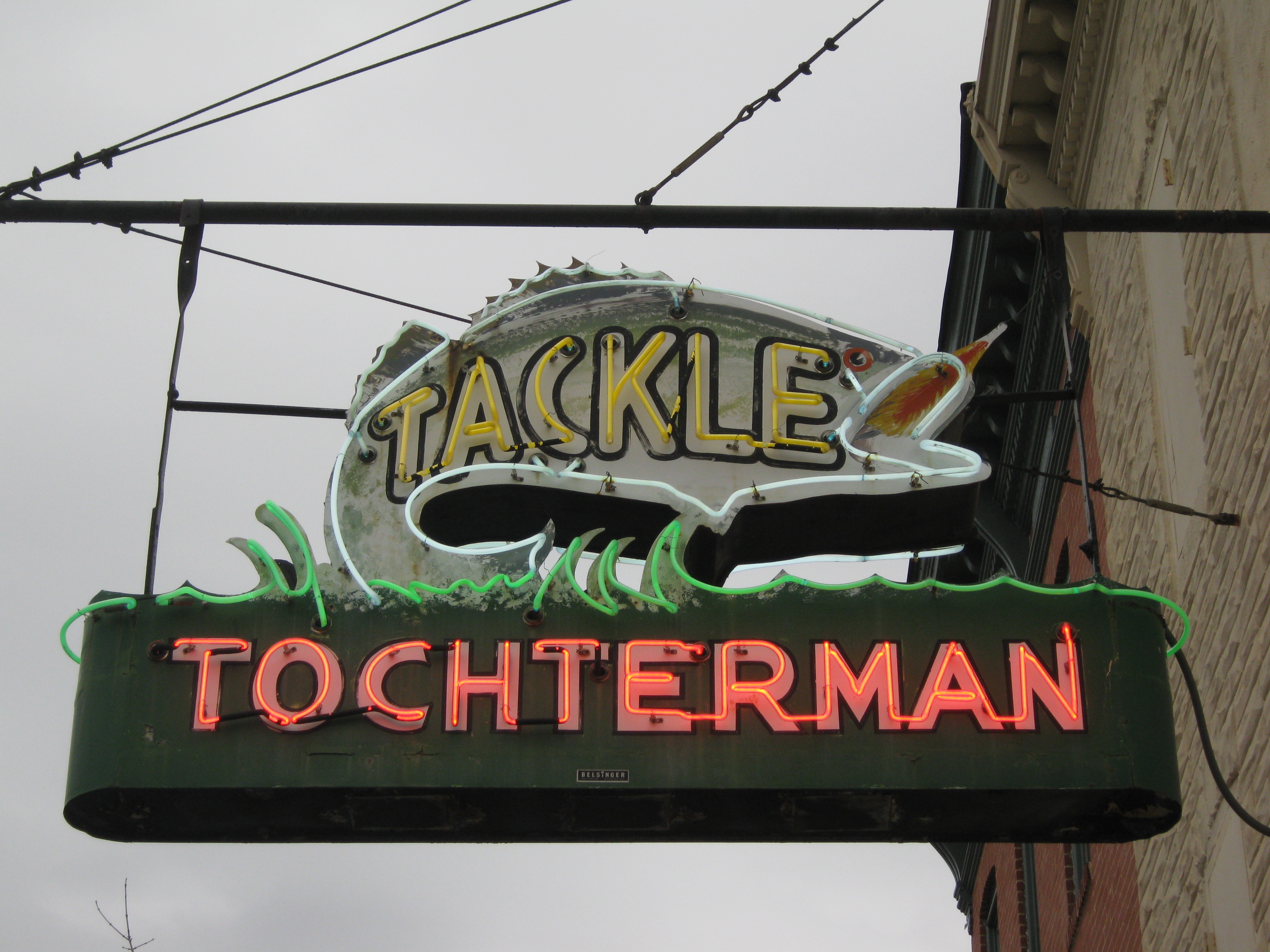 Sign for Tochterman’s Tackle