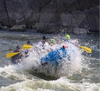 people whitewater rafting Photo